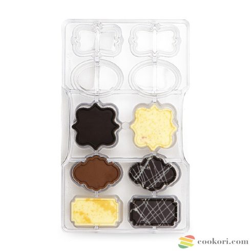 Decora Plates Chocolate mould 10 cav.