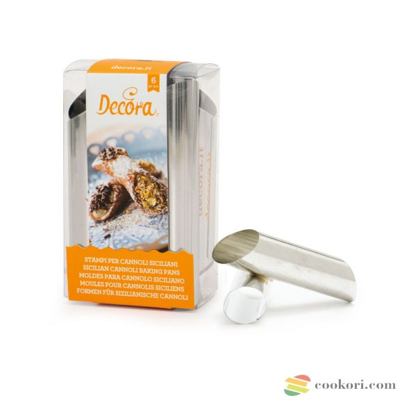 Decora Cannoli sütőcső, 6db-os