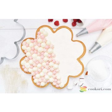 Decora Stainless steel micro-perforated flower shape 24cm