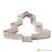 Decora Xsmas Tree micro-perforated shape 24x24cm