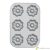 Decora Non-stick 6 cavity flower dounugh pan