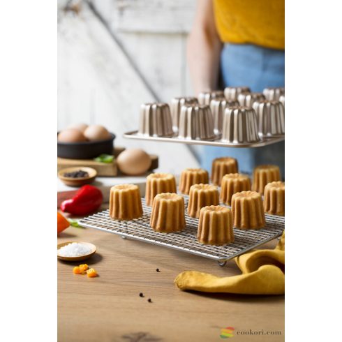 Decora Canelé Gold sütőforma, 12db-os