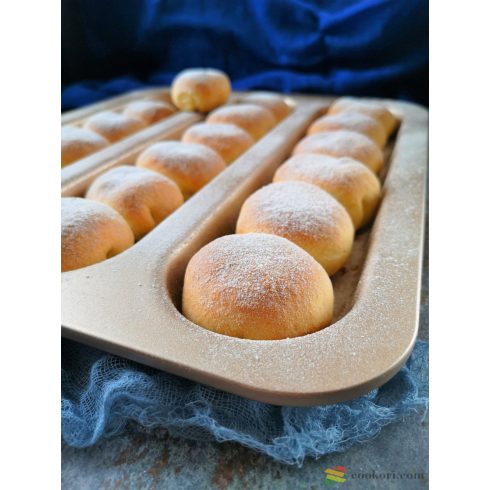 Decora 3 Cavities gold line nonstick baguette pan