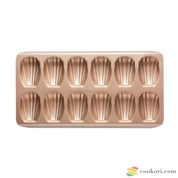 Decora Gold Madeleine sütőforma, 12db-os