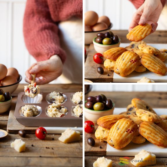 Decora Gold Madeleine sütőforma, 12db-os
