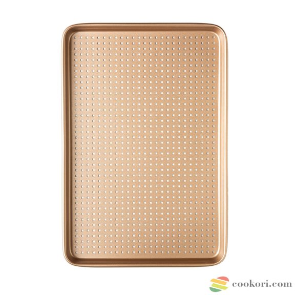 Decora Gold Lyukacsos tepsi, 39,7x27cm Decora Gold Lyukacsos tepsi, 39,7x27cm