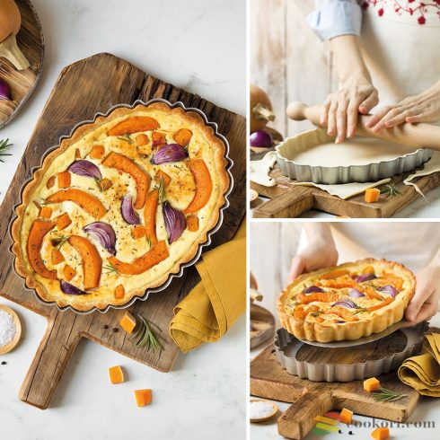 Decora Kivehető aljú ovális piteforma, 29x20cm