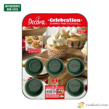 Decora Muffin forma "Celebration", 12db-os