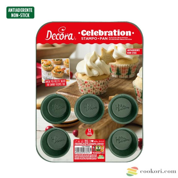 Decora Muffin forma "Celebration", 12db-os Decora Muffin forma "Celebration", 12db-os