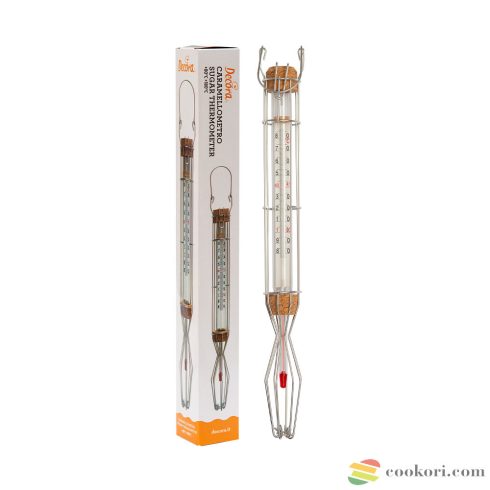 Decora Cukorhőmérő (caramelometer) védőráccsal 