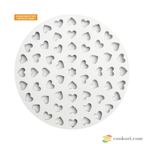 Decora Szívecskés pite rácsozó, 30cm