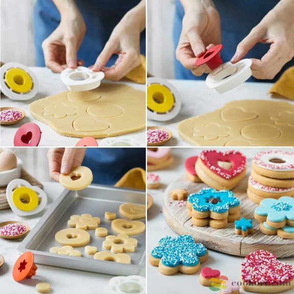 Decora Keksz/linzer kiszúró készlet, 6db-os