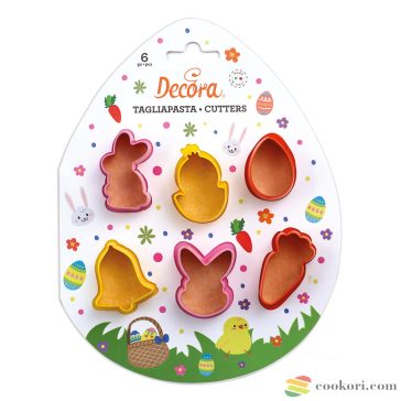 Decora Húsvéti kiszúró készlet, mini  6db-os