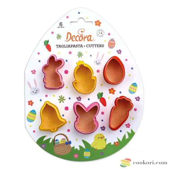 Decora Húsvéti kiszúró készlet, mini  6db-os
