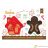 Decora Gingerbread man and house cookie cutter set of 2 pcs