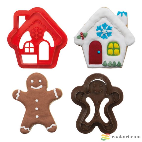 Decora Mézike és mézeskalács házikó, karácsonyi kiszúró készlet 3D