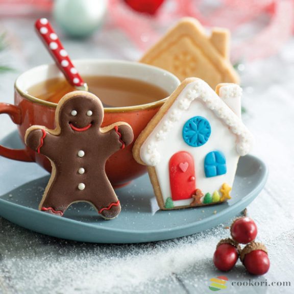 Decora Mézike és mézeskalács házikó, karácsonyi kiszúró készlet 3D