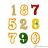 Decora Kit 9 cookie cutters giant numbers