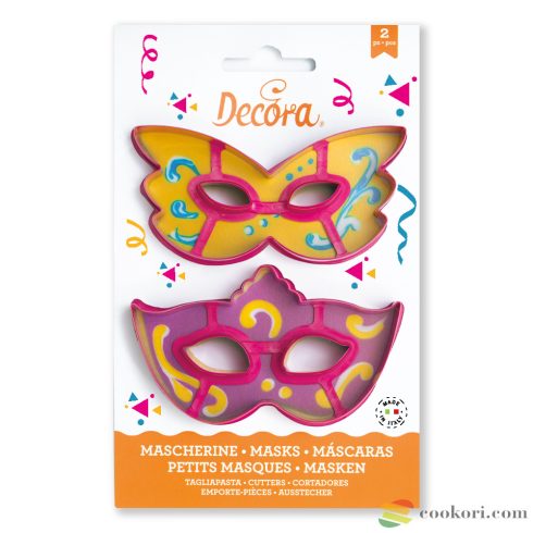 Decora Mask cookie cutters 2 pcs kit