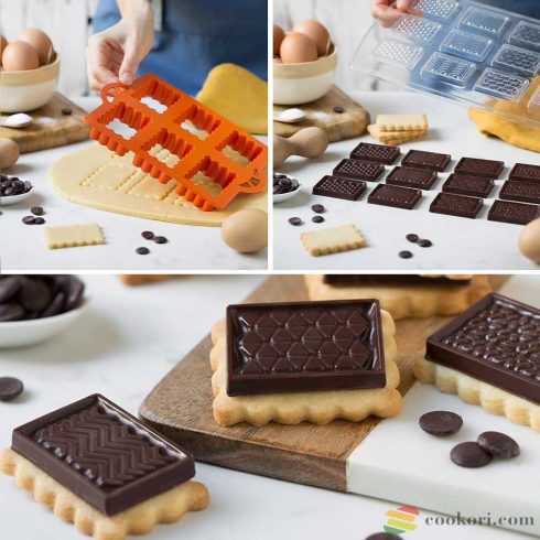 Decora Set 2 pcs for crakers & chocolate