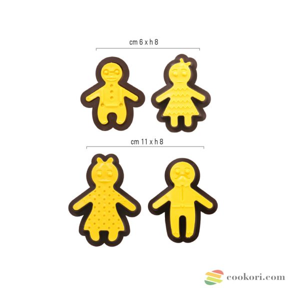 Decora "Happy Familiy" Család kiszúró és mintázó készlet, 8db-os Decora "Happy Familiy" Család kiszúró és mintázó készlet, 8db-os