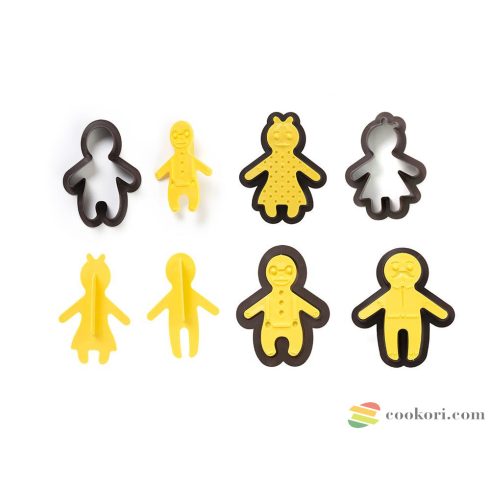 Decora "Happy Family" set of 8pcs cutters and decor makers