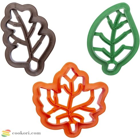 Decora Levelek kiszúró készlet, 3db-os