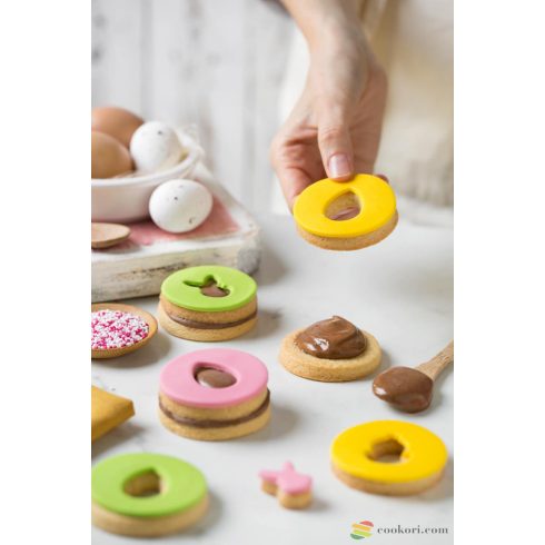 Decora Filled easter cookie cutter set of 4