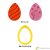 Decora 3Pcs set easter plastic cookie cutter and markers