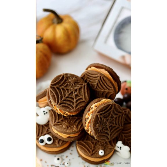 Decora Halloween keksz kiszúró és mintázó készlet, 3db-os