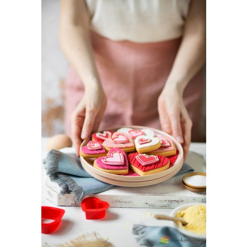 Decora Set 4 heart cookie cutters