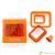 Decora Set 4 rectangular cookie cutters