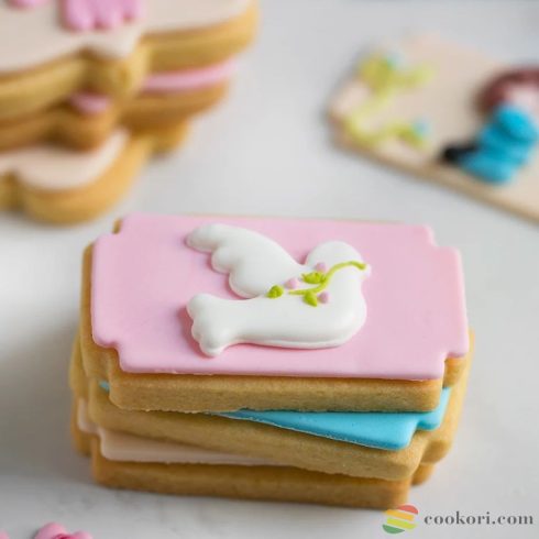 Decora Doves plastic cookie cutter kit, 3 pcs