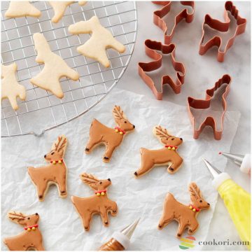 Wilton reindeer cookie cutters 4pcs