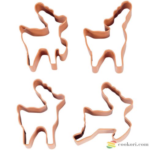 Wilton reindeer cookie cutters 4pcs