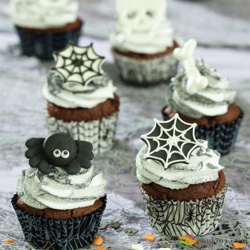Decora Halloween muffin kapszli pókháló, 36db