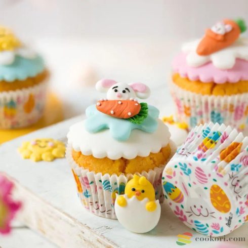 Decora 36 Easter eggs baking cups