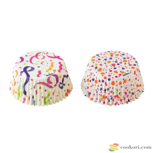 Decora "Fiesta" (farsangi) muffin kapszli, 36db-os