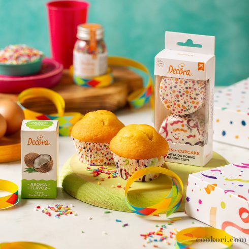 Decora "Fiesta" (farsangi) muffin kapszli, 36db-os