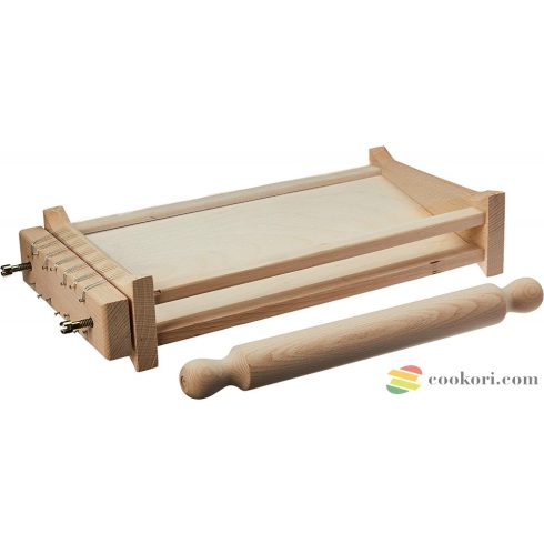 Eppicotispai "Chitarra" tésztavágó spagetti és fetuccine készítéshez + 32cm-es nyújtó