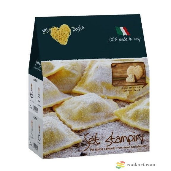 Eppicotispai Derelye, ravioli kiszúró, 2db-os (szögletes+kerek)