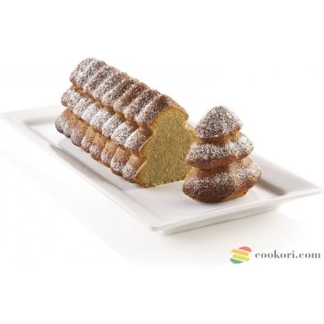 Silikomart "Buche sapin" fenyő szilikon forma 3D