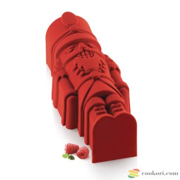   Silikomart Diótörő "Nutcraker Buche 1000" szilikon forma 25,3x9x7,5 cm