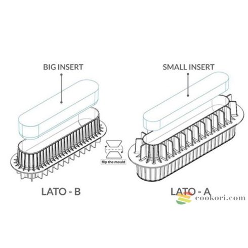 Silikomart Inserto Buche silicone mould