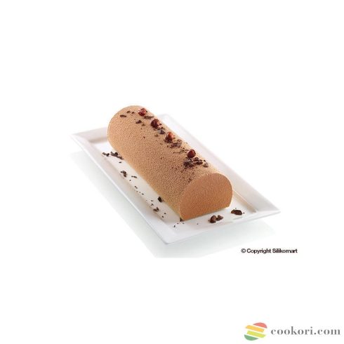 Silikomart "Magic Buche" Alagút forma + szőtt mintás textúra lap 