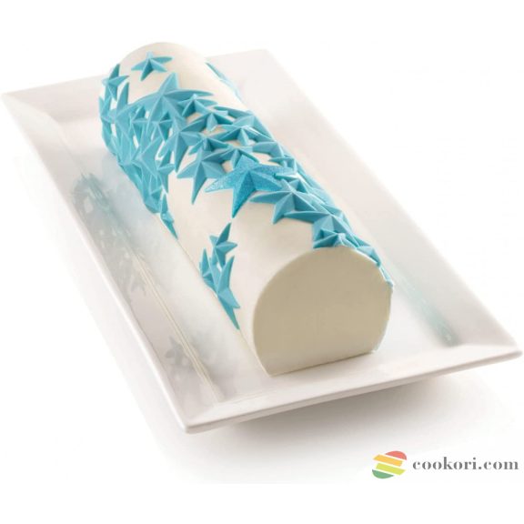 Silikomart "Startlight buche" Alagút forma+ csillagos textúra lap