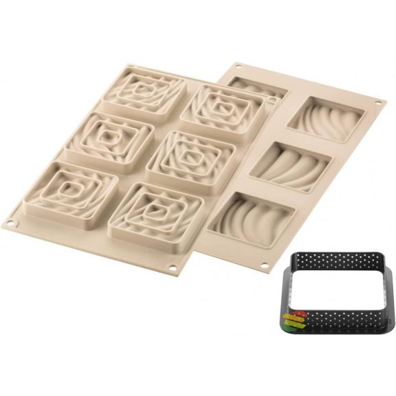 Silikomart "Mini tarte sand" mini tarte készlet