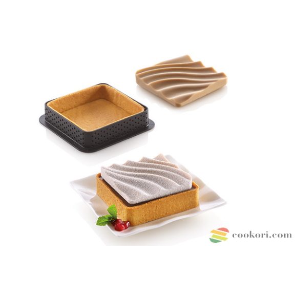 Silikomart "Mini tarte sand" mini tarte készlet