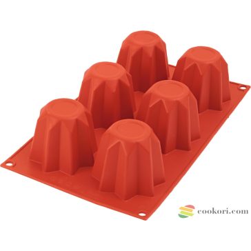 Silikomart Mini pandoro szilikon forma, 6db-os (SF100)