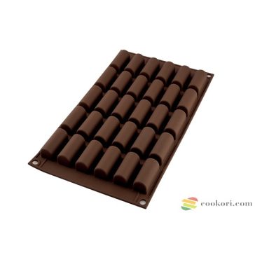 Silikomart "Mini buche" szilikon forma, 30db.os